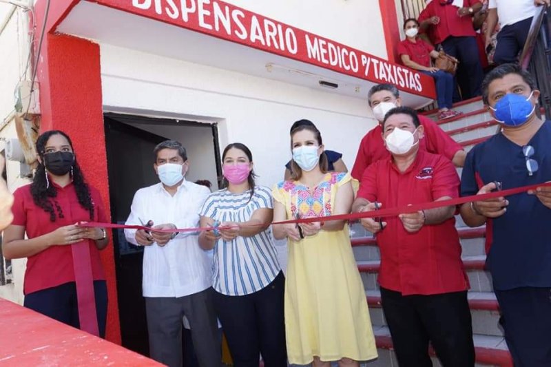“Palabra cumplida” Ariel Peniche Rodríguez reabre el dispensario médico del Sindicato de Taxistas “Gustavo Diaz Ordaz”.