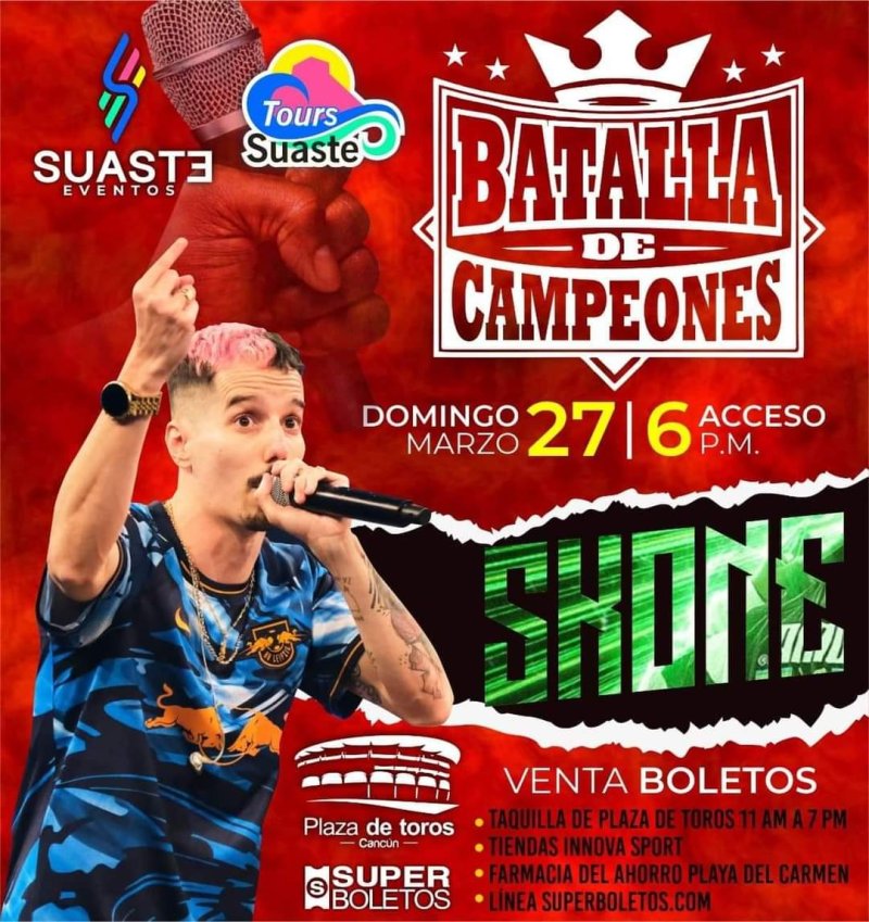 POR PRIMERA VEZ EN CANCUN ¡SKONE!