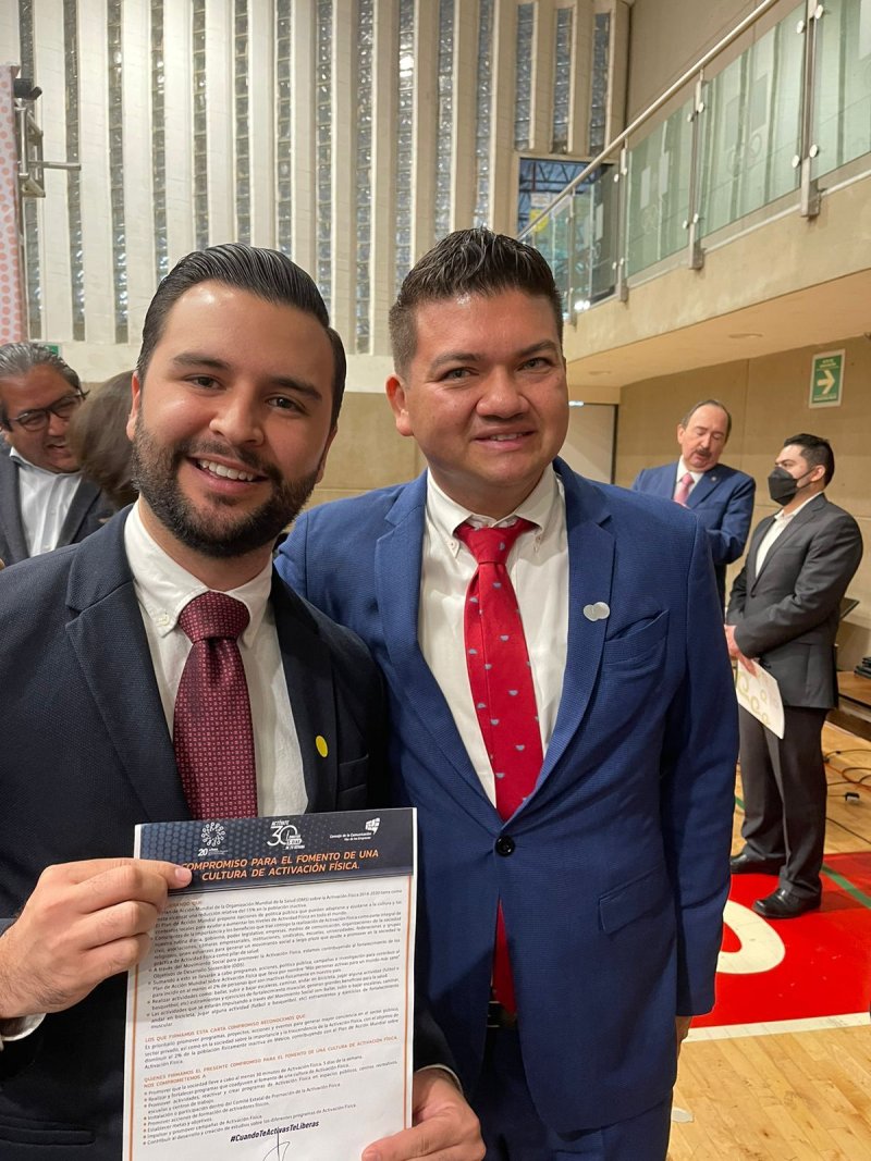 Presente Gobierno de Quintana Roo en la Firma del Compromiso por la Activación Física