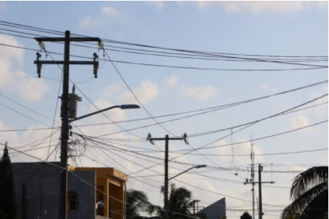Programa CFE corte de luz en varias colonias de Playa del Carmen