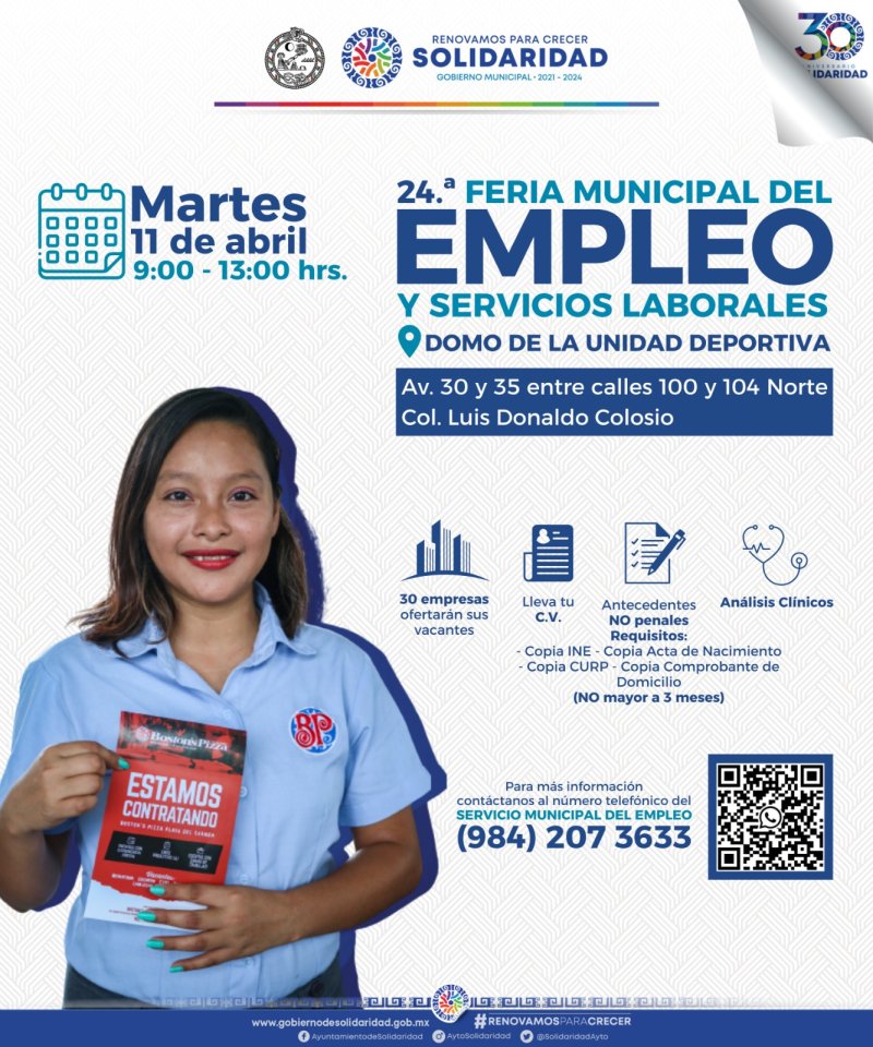 “Próxima feria del empleo será en la Colosio*