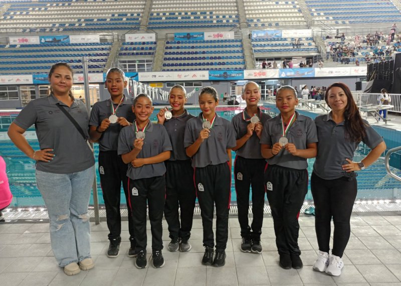 Quintana Roo asegura plazas para los Nacionales CONADE 2023 en natación artística