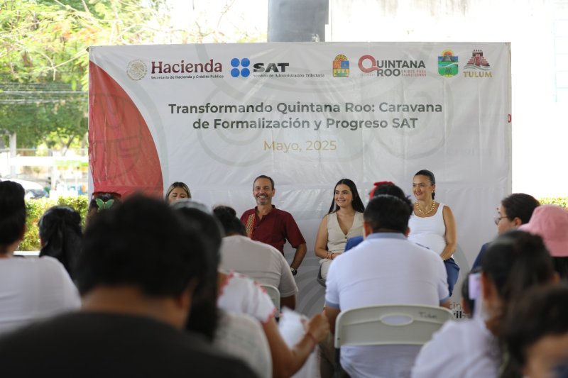 Realiza SEDE “Caravana de Formalización y Progreso SAT” en Tulum