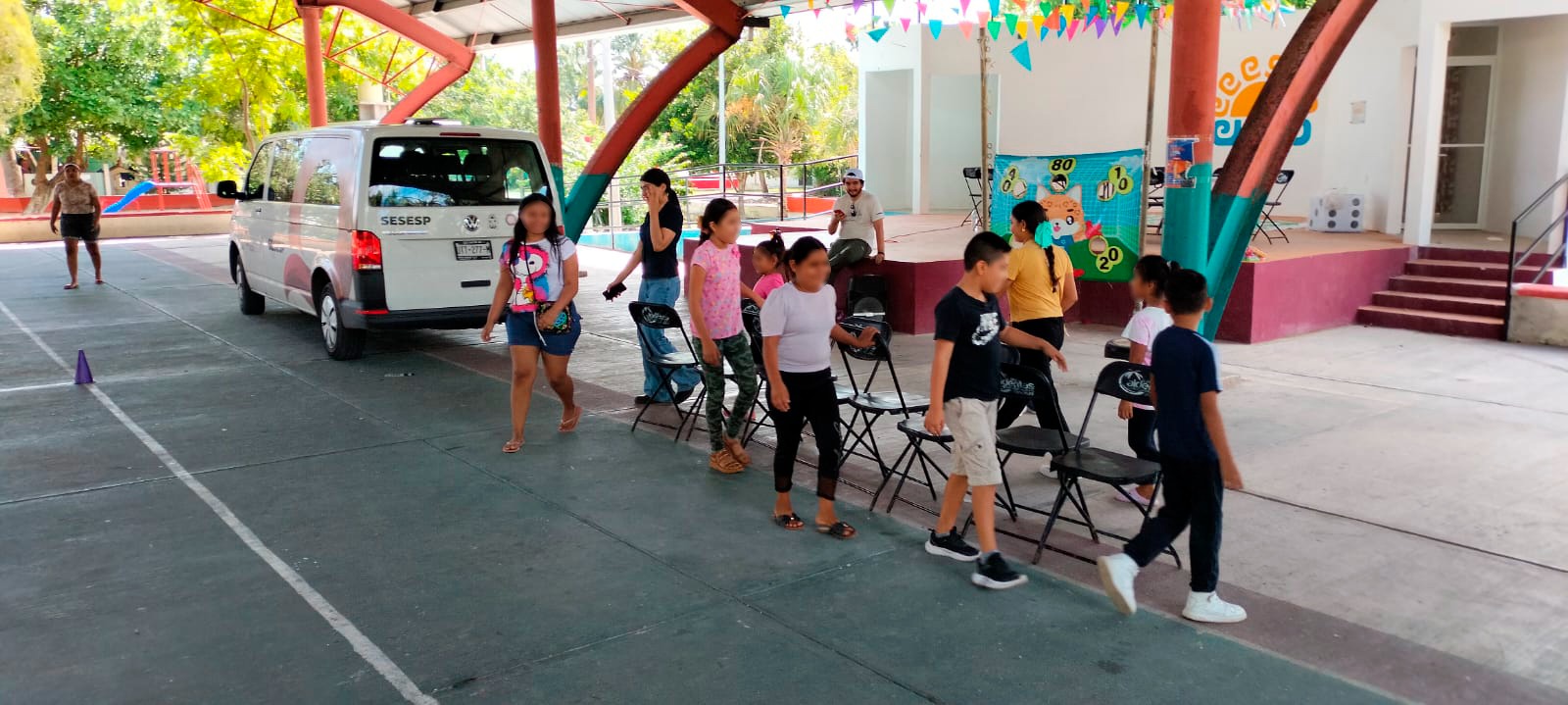 Realiza SESESC jornada lúdica y recreativa en la comunidad de Luis Echeverría