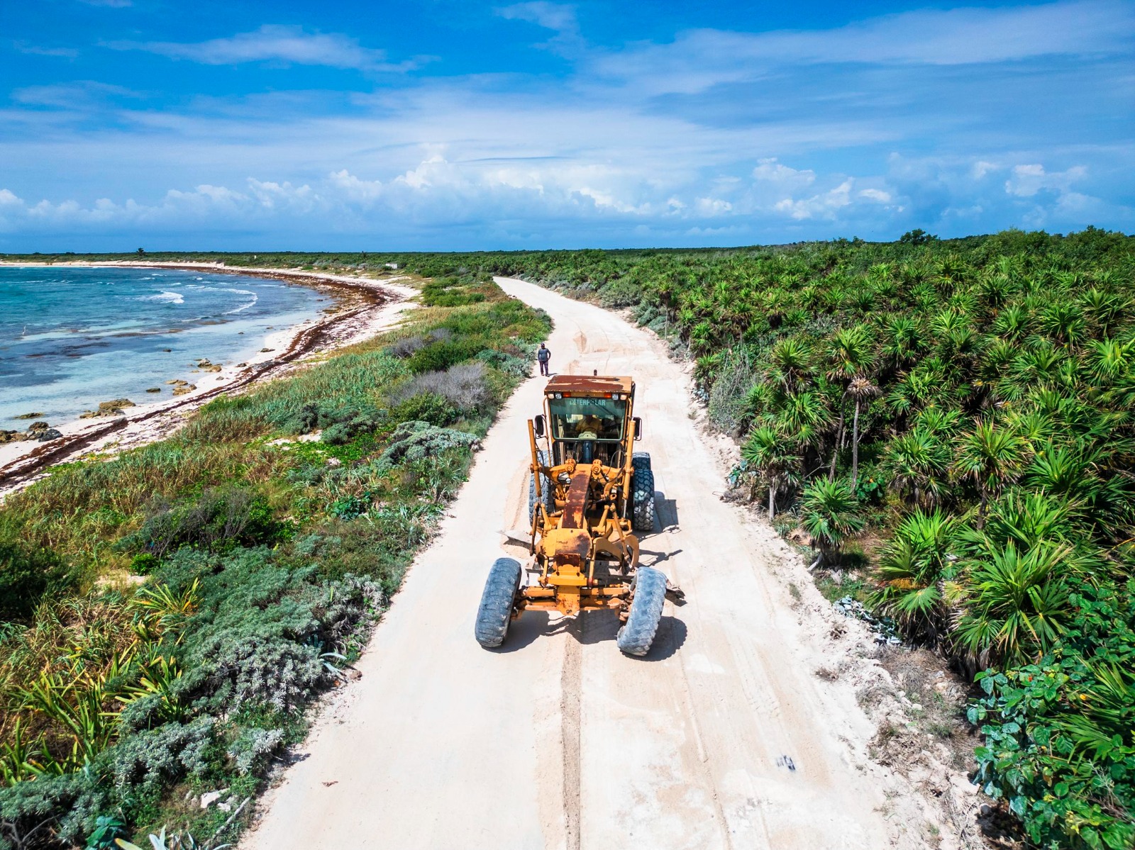 Rehabilita FPMC el camino de acceso a Punta Sur para mejorar la experiencia turística