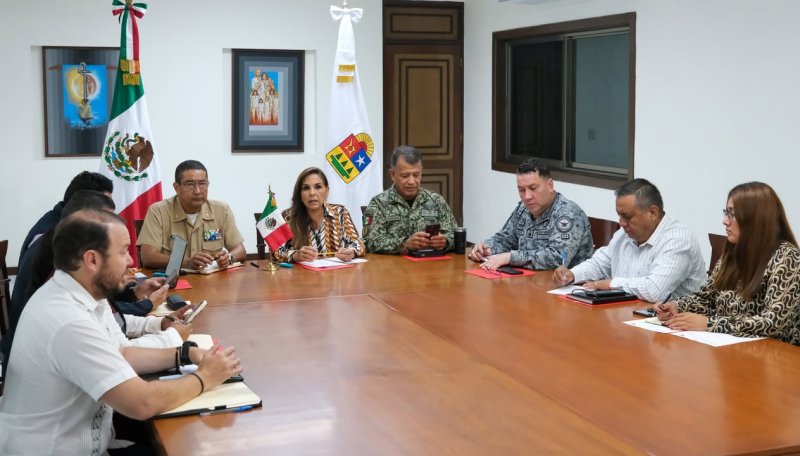🛡️ Desde nuestra capital #Chetumal nos reunimos con las y los integrantes de la Mesa de