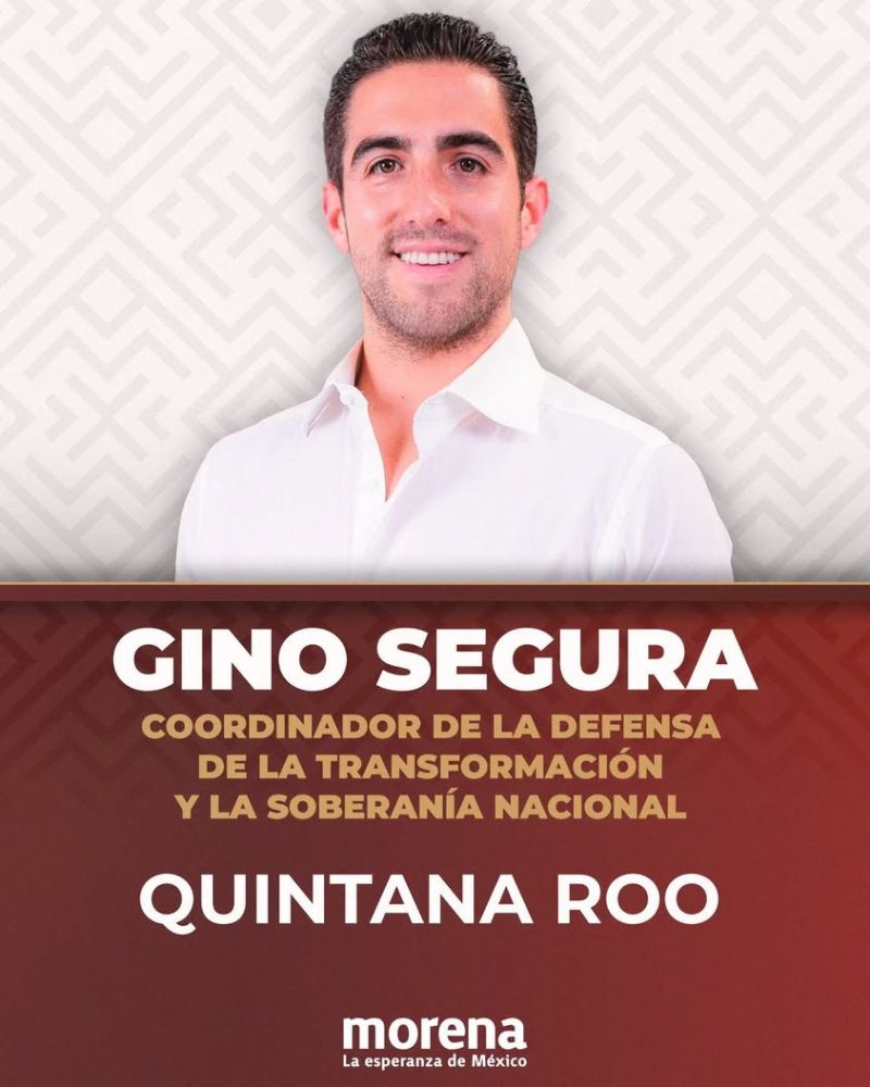 Eugenio Segura Vázquez ASUME COORDINACIÓN DE LA DEFENSA DE LA TRANSFORMACIÓN EN QUINTANA ROO