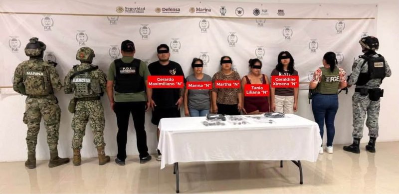 Fiscalía desmantela red de narcotráfico en Quintana Roo
