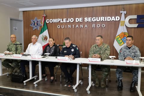 La Mesa de Paz Quintana Roo presenta resultados operativos del 14 al 20 de septiembre