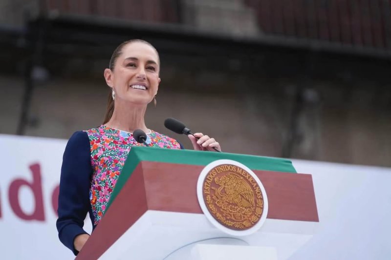 Sheinbaum concluye gira de rendición de cuentas en el Zócalo
