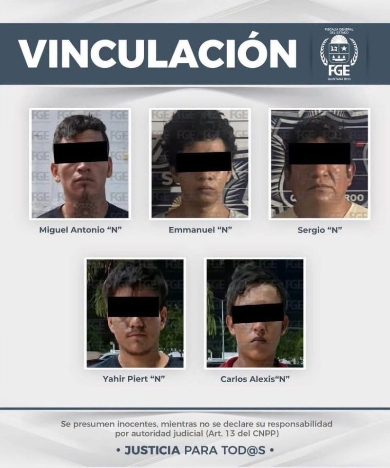 15 personas procesadas por narcomenudeo en Cancún