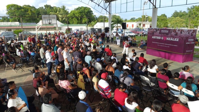 Astrid González anuncia su registro para la coordinación municipal de MORENA en Bacalar