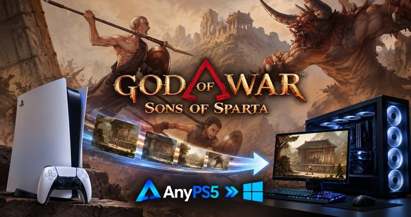 God of War: Sons of Sparta llega a PC como primer port nativo de PS5 con AnyPS5