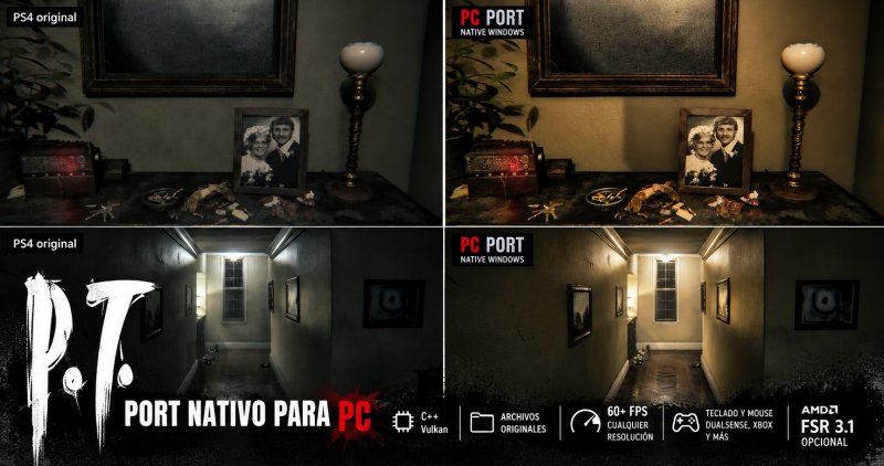 P.T. se reencarna en PC con 60+ FPS, Vulkan y FSR 3.1